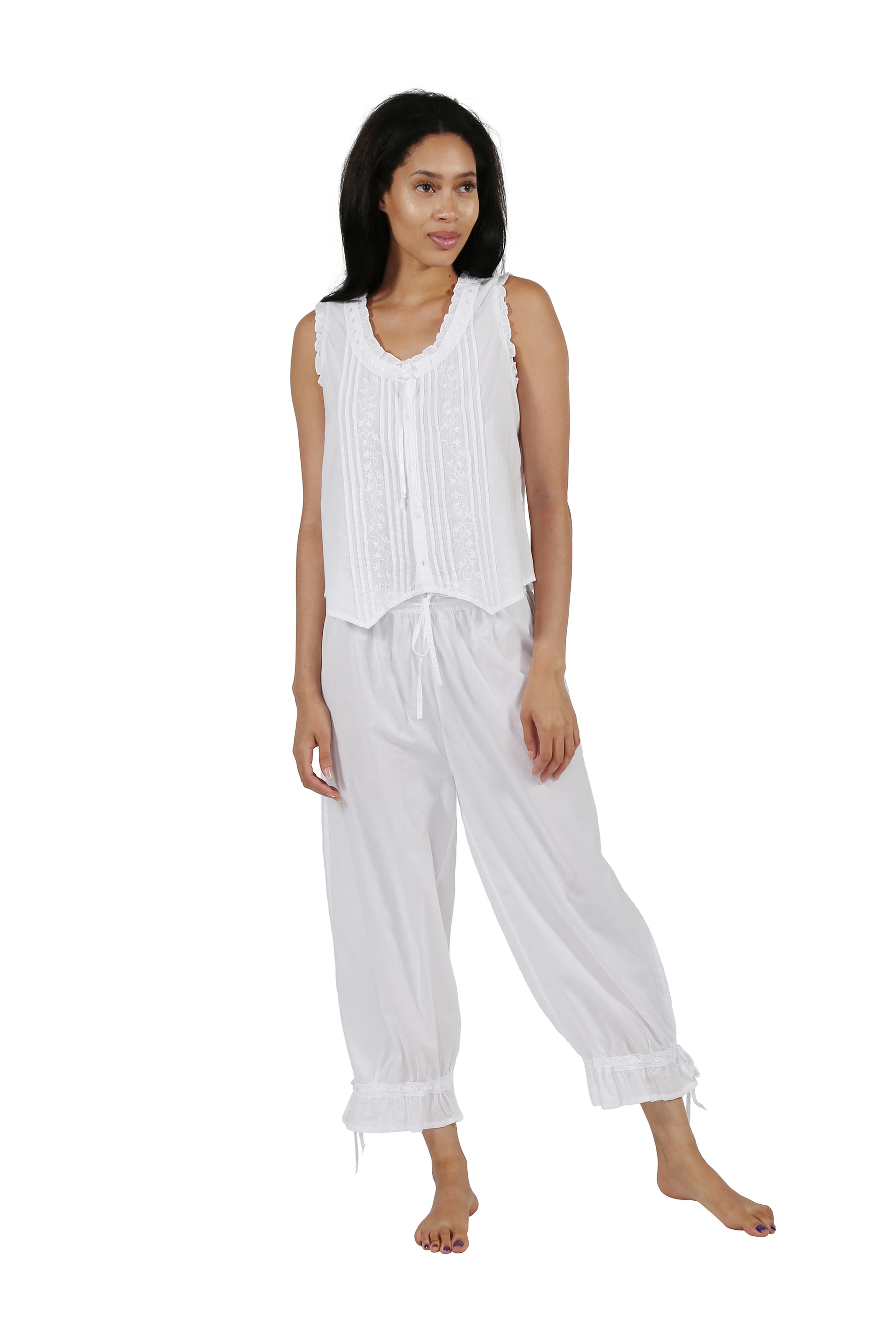 La Cera Sleeveless Bloomer PJ - La Cera