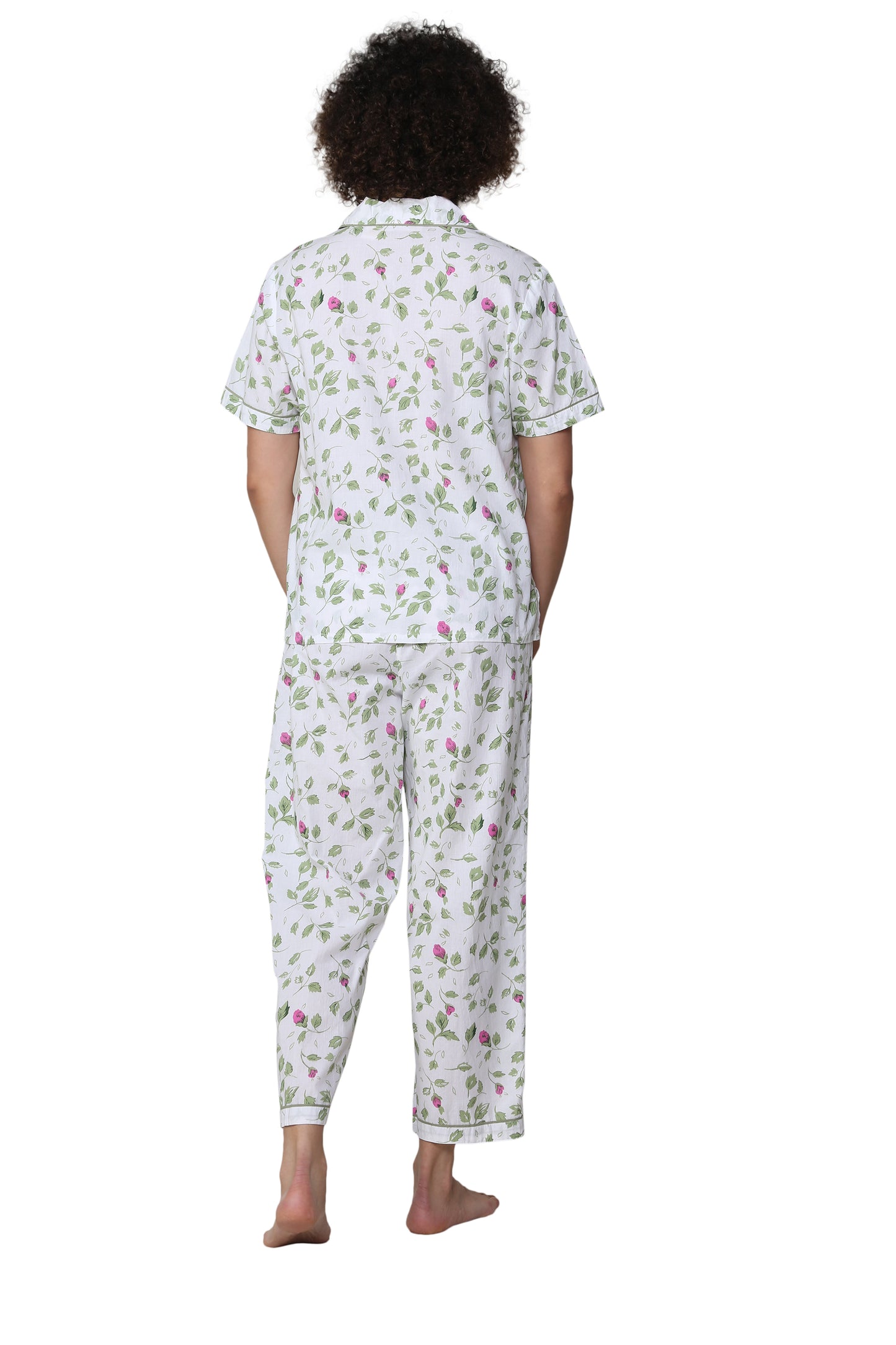 Floral Print Pajamas - La Cera