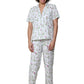 Floral Print Pajamas - La Cera