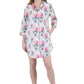 Plus Size La Cera Long Sleeve Nightshirt