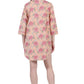 La Cera Floral Print Nightshirt - La Cera