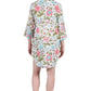 La Cera English Garden Print Nightshirt - La Cera