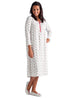 Long Sleeve Cotton Knit Mistletoe Nightgown - La Cera