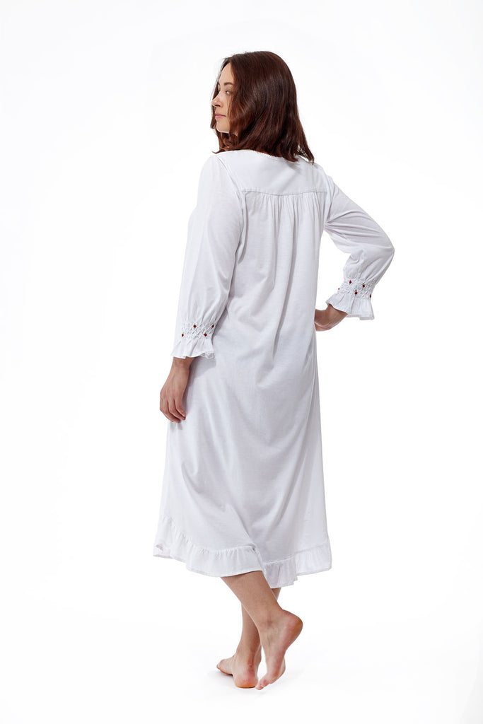 Cotton Knit Gown - La Cera