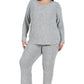 The Comfort Collection Plus Size Snap PJ Set - La Cera