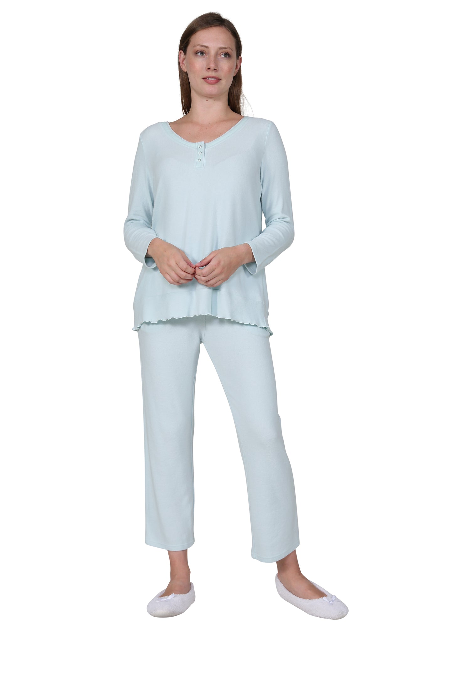 The Comfort Collection Snap PJ Set - La Cera