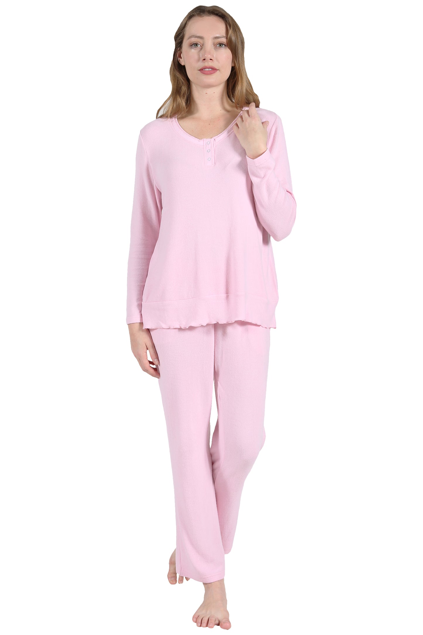 The Comfort Collection Snap PJ Set - La Cera