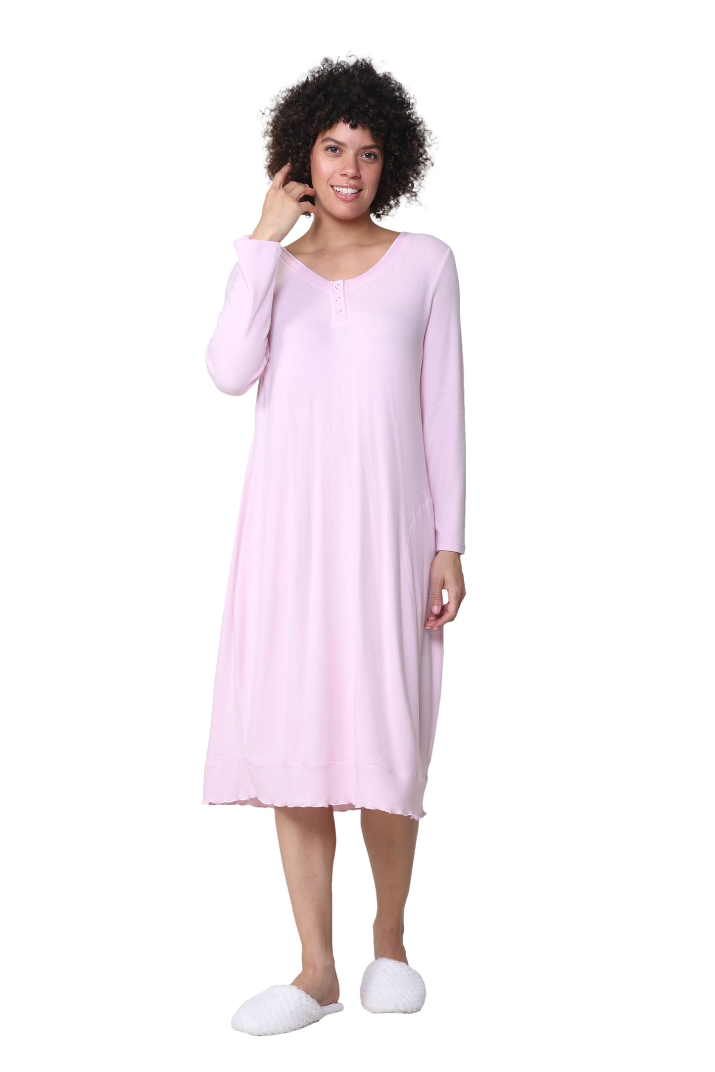 The Comfort Collection Snap Gown - La Cera