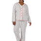 Long Sleeve Mistletoe Plus Size PJ Set - La Cera