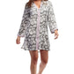 Rayon Sage Floral Chemise - La Cera