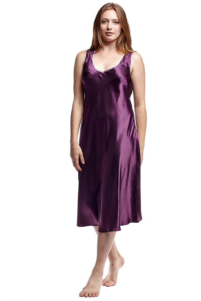Satin Plus Size Gown - La Cera