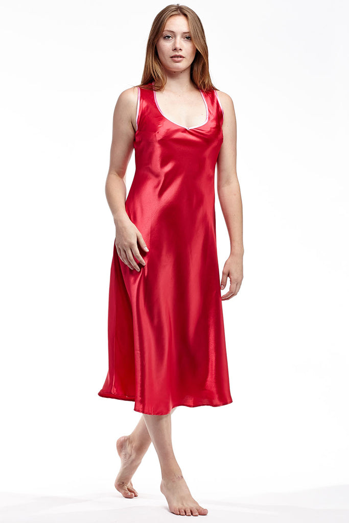 Satin Plus Size Gown - La Cera