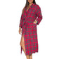 Flannel Plaid Robe - La Cera