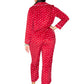 La Cera Sheered Minky Fleece PJ Set