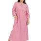 100% Cotton Plus Size Zip Front Robe - La Cera