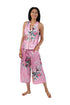 Satin Floral Lounge Set - La Cera