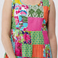 La Cera Multicolored Patchwork Dress - La Cera - 2