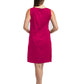 La Cera Sleeveless Short Cotton Voile Dress - La Cera