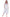 La Cera 100% Cotton Sleeveless Dress with Hem Embroidery - La Cera
