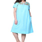 Plus Size La Cera Embroidered Short Sleeve Dress