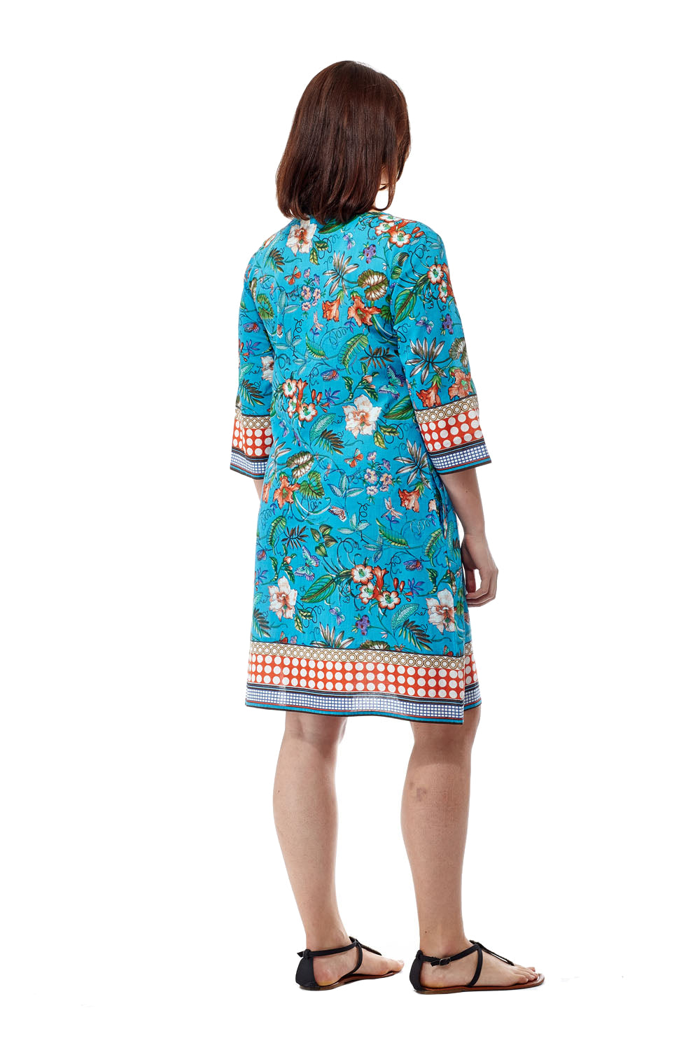 Printed Voile Cover Up - La Cera