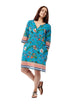 Printed Voile Cover Up - La Cera