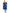 La Cera Cotton Knit Short Sleeve Denim Blue Tie-Dye Dress - Plus Size - La Cera