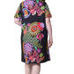 La Cera Novelty Floral Print Plus Size Short Sleeve Dress - La Cera