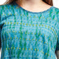 La Cera Novelty Paisley Print Short Sleeve Dress - La Cera