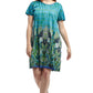 La Cera Novelty Paisley Print Short Sleeve Dress - La Cera