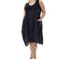 La Cera Plus Size Sleeveless Knit Dress - La Cera