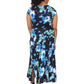 La Cera Plus Size Floral Short Sleeve Maxi Dress - La Cera