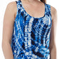 La Cera Paisley Tie Dye Print Maxi Dress