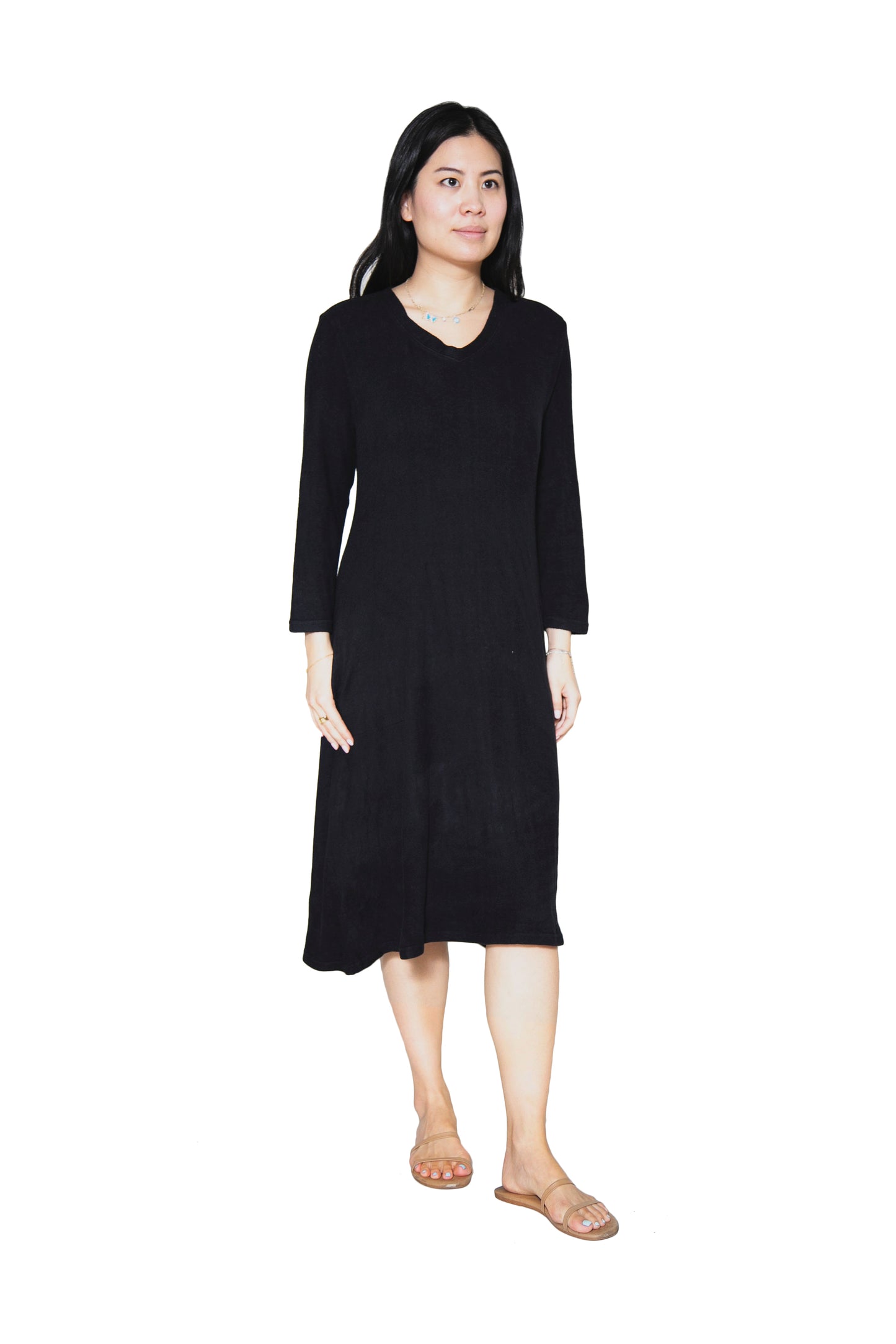 Soft and Cozy Knit Go-To Dress - La Cera