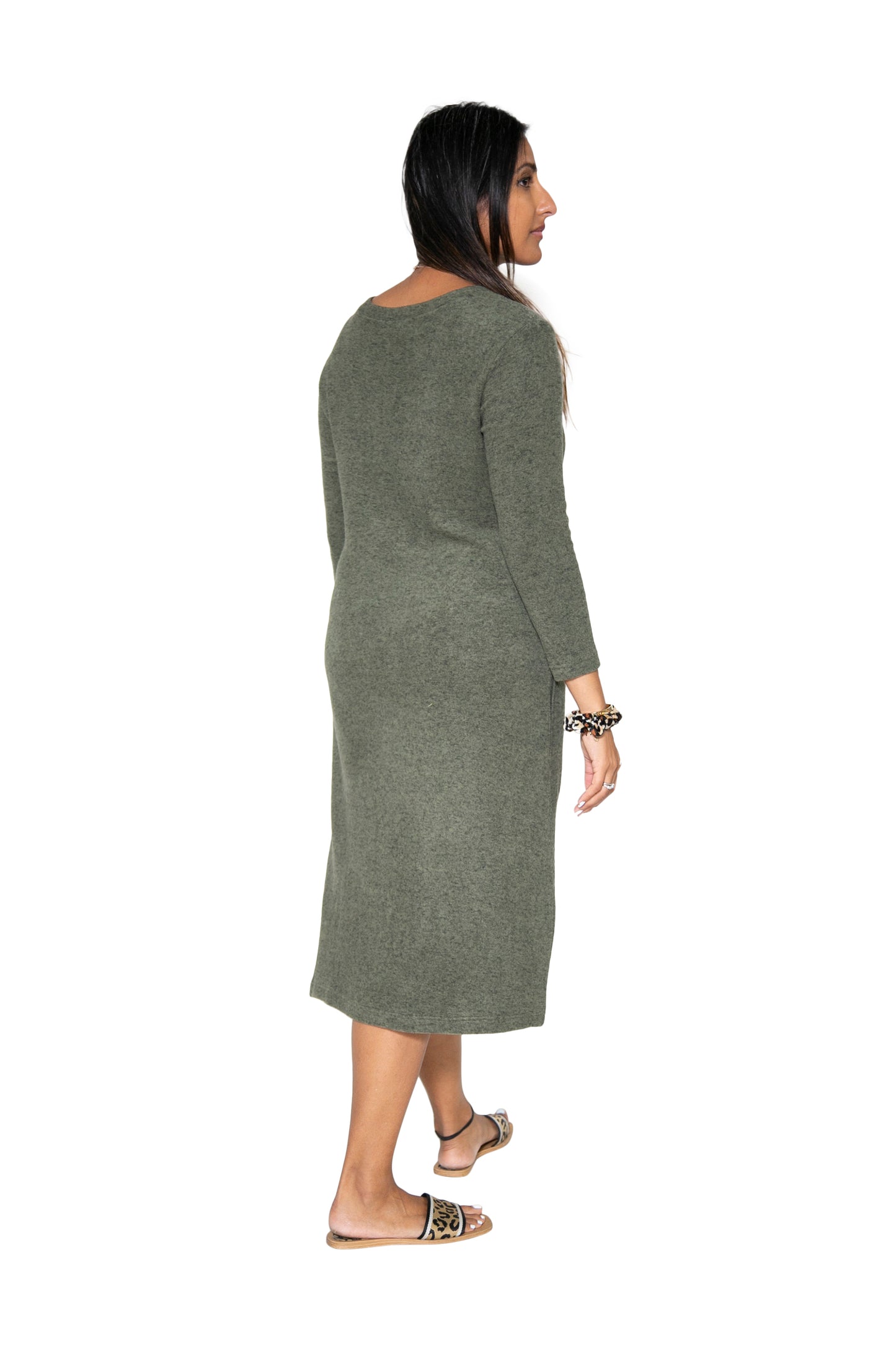 Soft and Cozy Knit Go-To Dress - La Cera