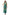 La Cera Peacock Printed Sleevless Maxi Dress - La Cera