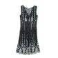 La Cera Paisley Border Print Sleeveless Printed Maxi Dress - La Cera