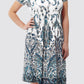 La Cera Short Sleeve Paisley Printed Dress - La Cera - 3
