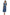 Midnight Garden Button Front Rayon Dress - La Cera