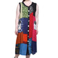 La Cera Multi Print Plus Size Sleeveless Dress - La Cera