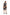 Crochet Yoke Geometrical Print Dress - La Cera