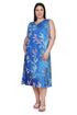 Plus Size La Cera Sleeveless V-Neck Dress - La Cera