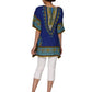 Abstract Print Kimono Tunic - La Cera