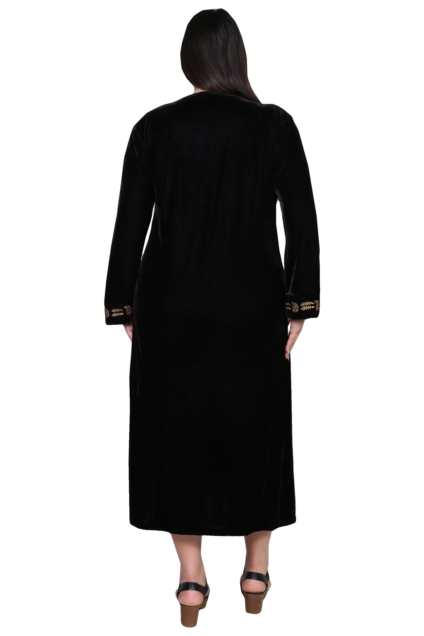 Plus Size La Cera Velour Gown - La Cera