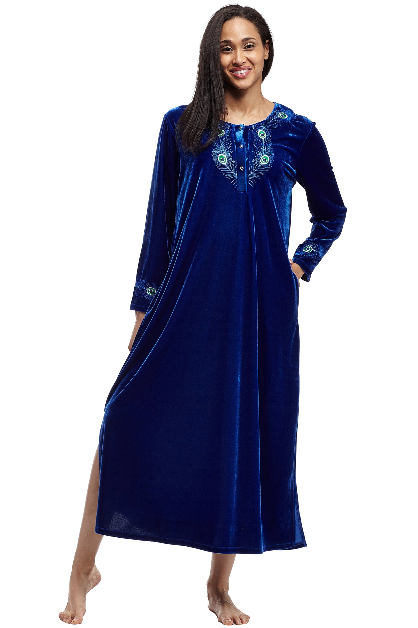 La Cera Velour Gown - La Cera