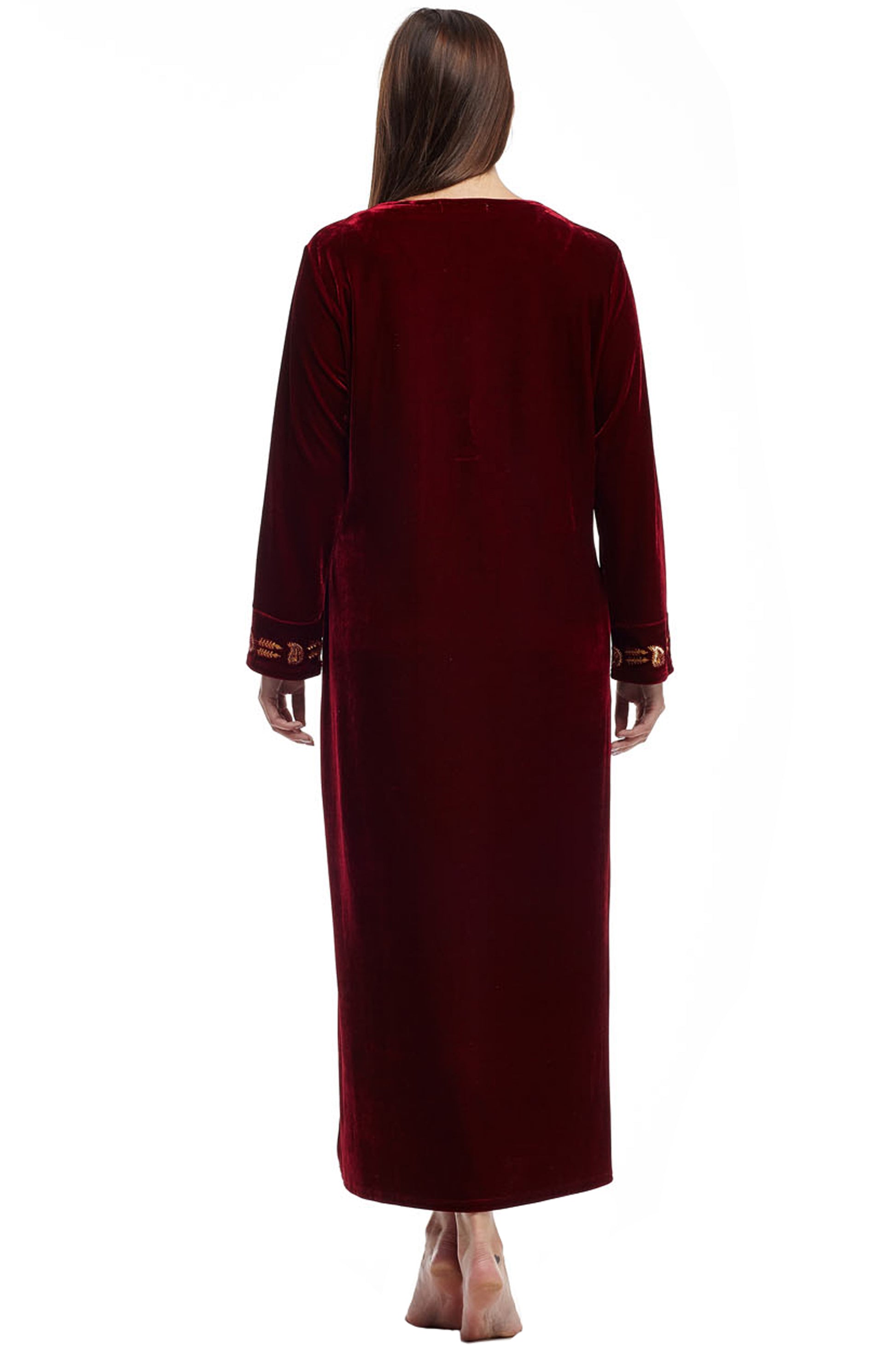 La Cera Velour Gown - La Cera