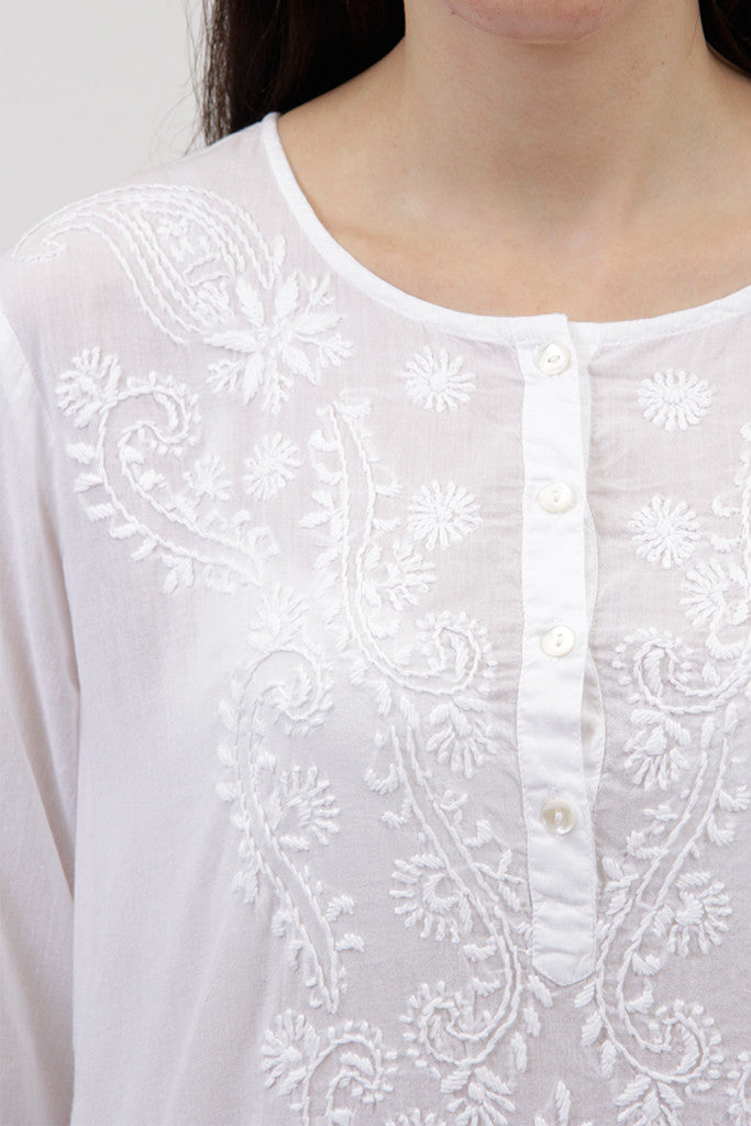 La Cera Embroidered Cover Up - La Cera - 6