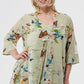 La Cera Plus Size Hummingbird/Butterfly Print Tunic - La Cera - 1