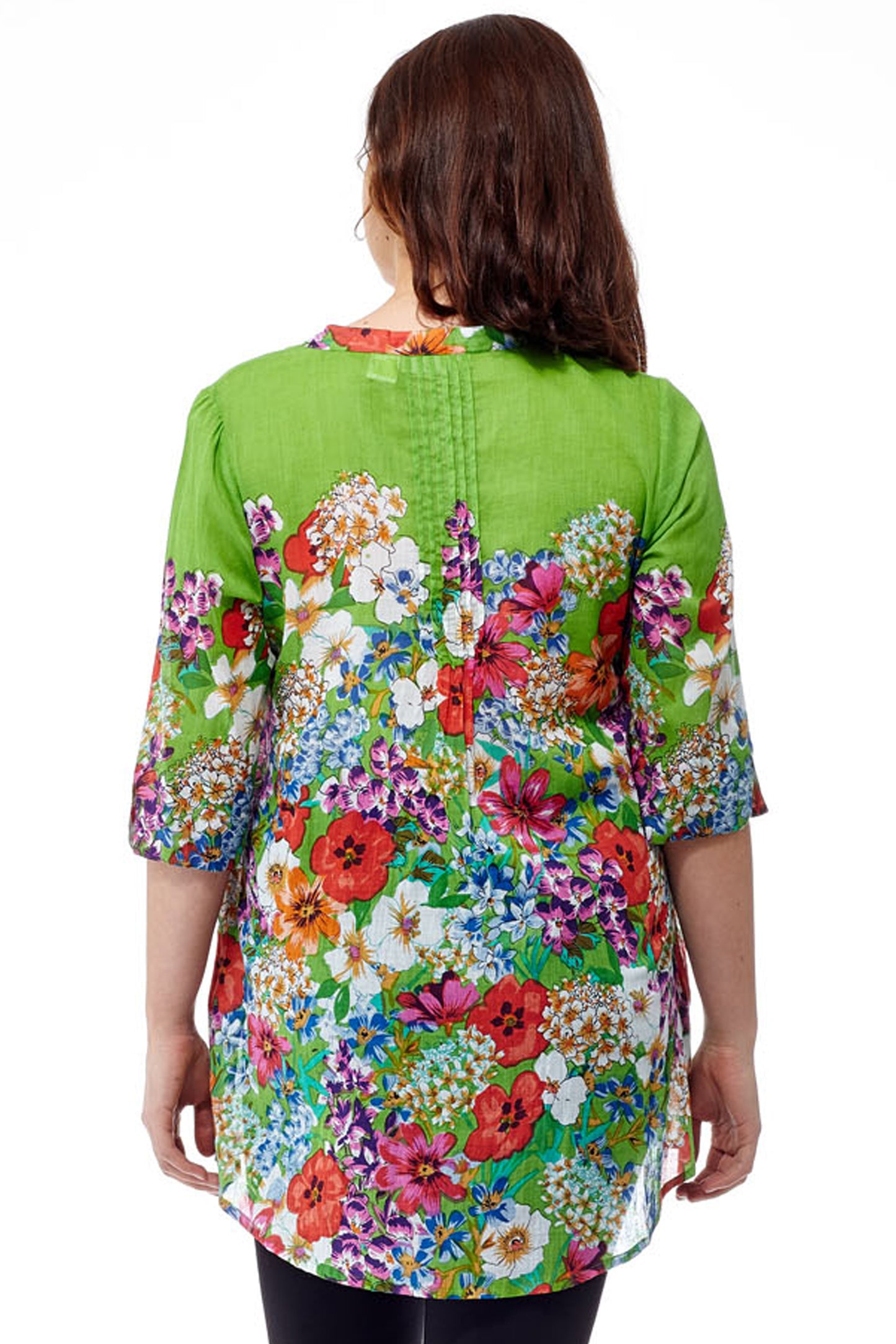 Colorful Floral Tunic - La Cera