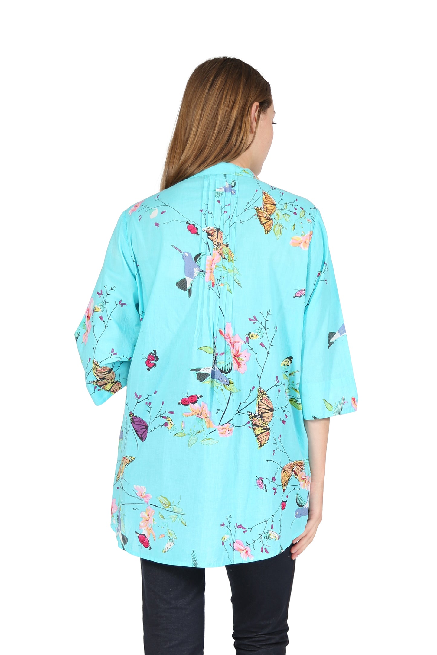Nature At It's Best Release Print Tunic - La Cera